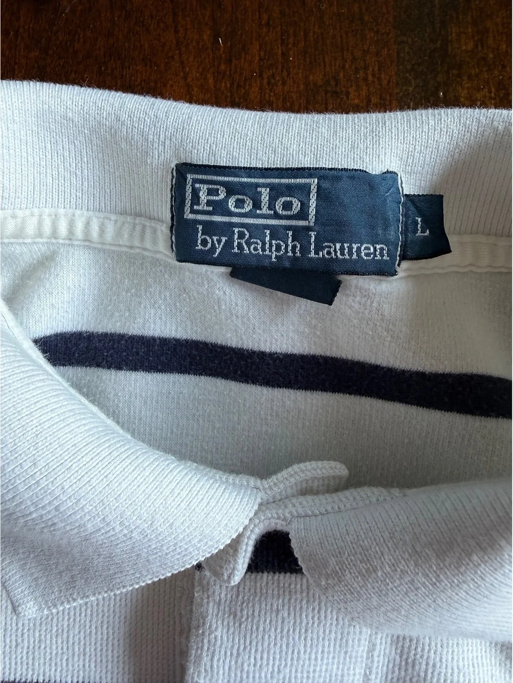 Polo Ralph Lauren Classic Striped Short Sleeve Polo Shirt Size L